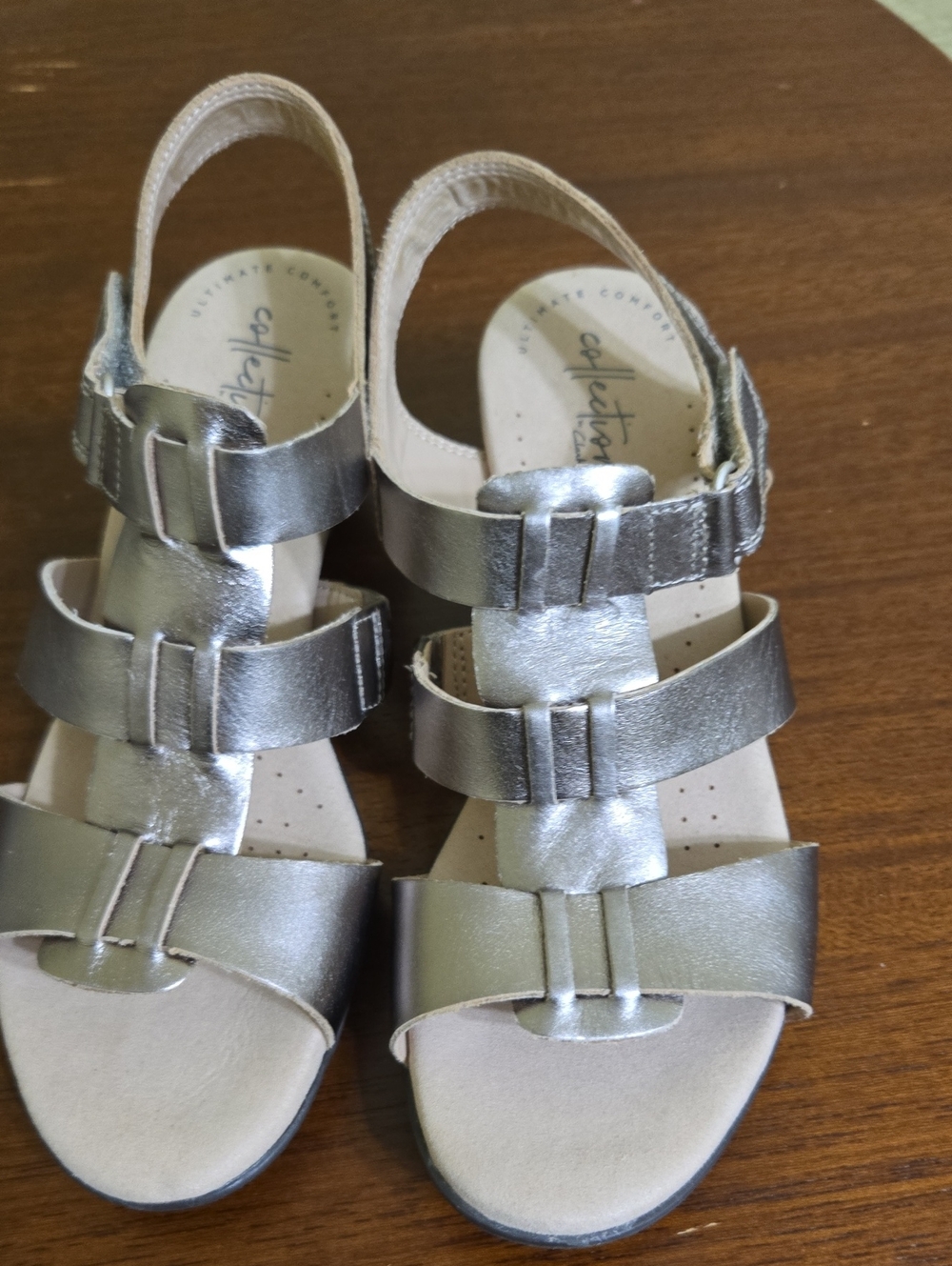 Clarks, Sz 8M Womens Sandals. Worn once.
